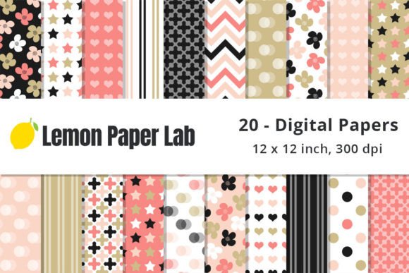 Download Pink, Black and Tan Geometric Patterns - Geometric patterns Collection