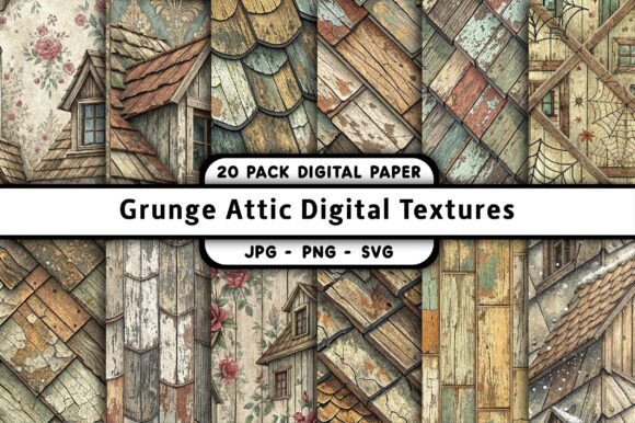 Download Grunge Attic Digital Textures - Grunge Collection