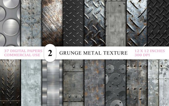 Download Industrial Grunge Metal Textures - Grunge Collection