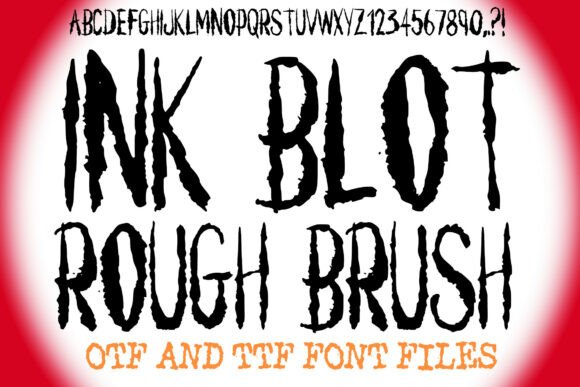 Download Ink Blot Rough Brush - Rough Collection
