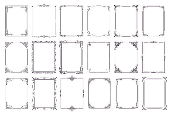 Download Vintage Ornament Frame - Frame Collection