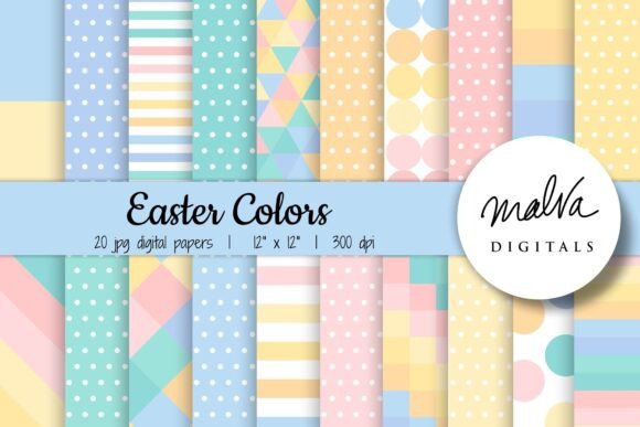 Download Easter Colors Geometric Patterns - Geometric patterns Collection