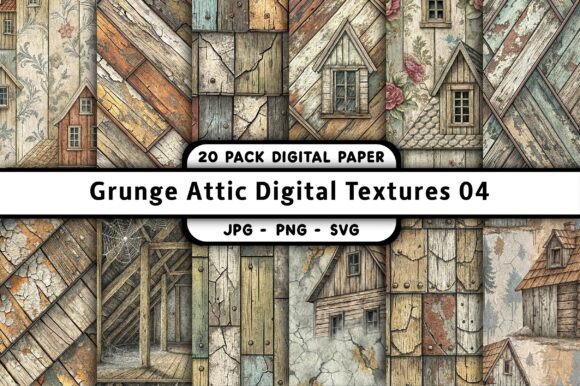 Download Grunge Attic Digital Textures 04 - Grunge Collection
