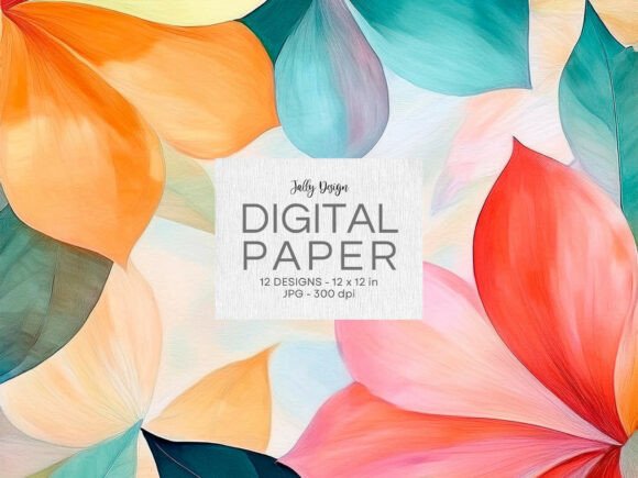 Download Abstract Watercolor Botanical Background - Botanical background Collection