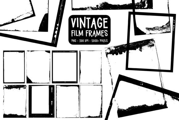 Download Vintage Photo Frame Png Clipart Set - Frame Collection