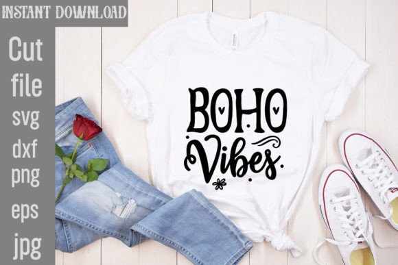 Download Boho Vibes SVG Cut File - Premium Resources