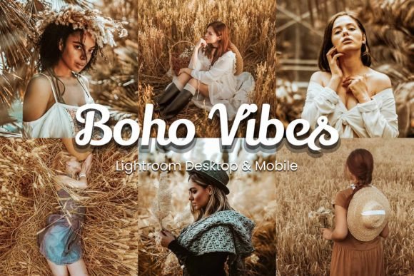 Download 30 Boho Vibes Lightroom Bundle - Boho vibes Collection