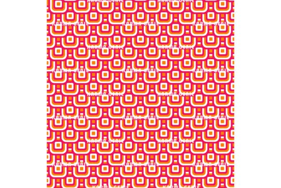 Download Pink White &amp; Orange Retro Background - Orange Collection