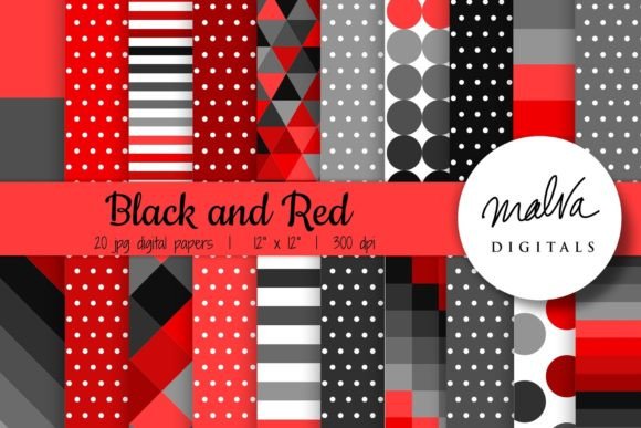 Download Black and Red Geometric Patterns - Geometric patterns Collection